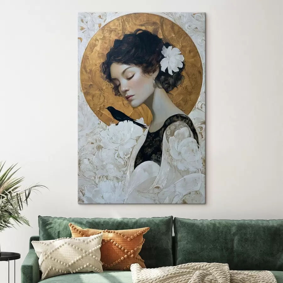 carta da parati Ragazza e cerchio nr. s46364