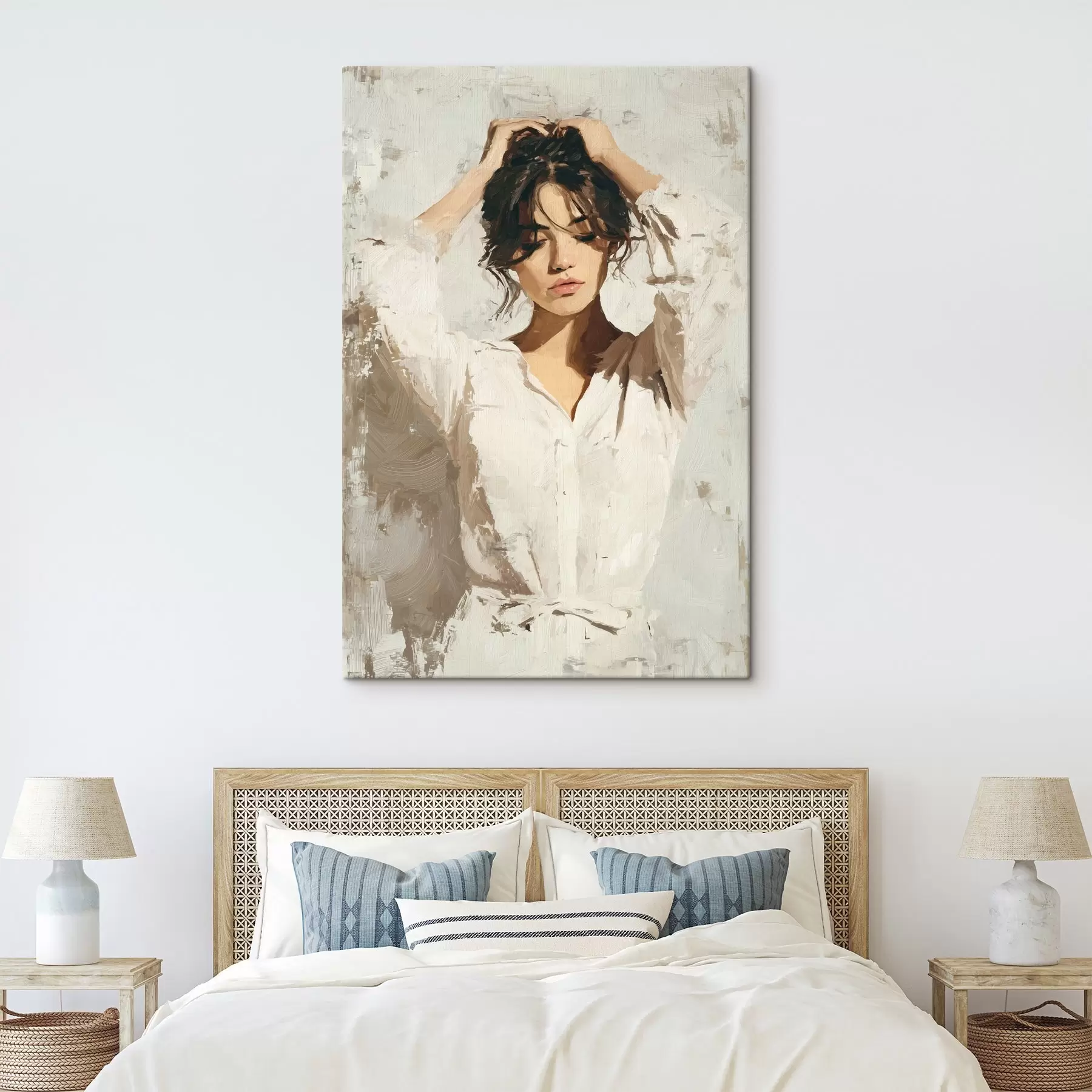 carta da parati Donna in bianco nr. s46366