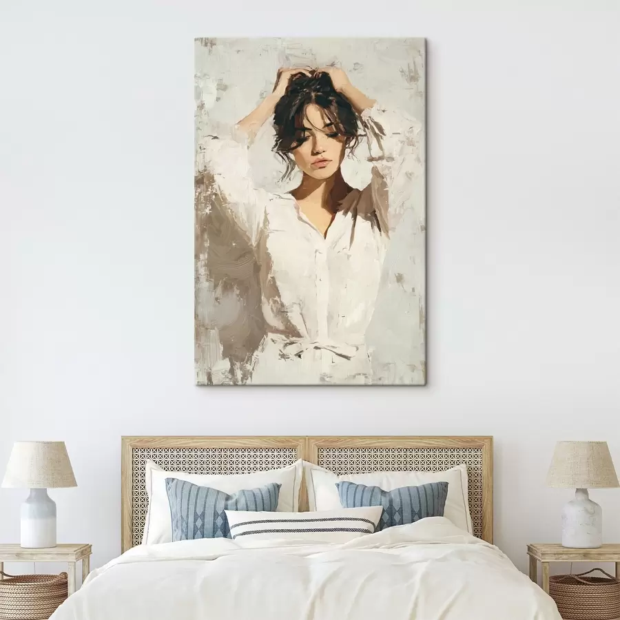 carta da parati Donna in bianco nr. s46366