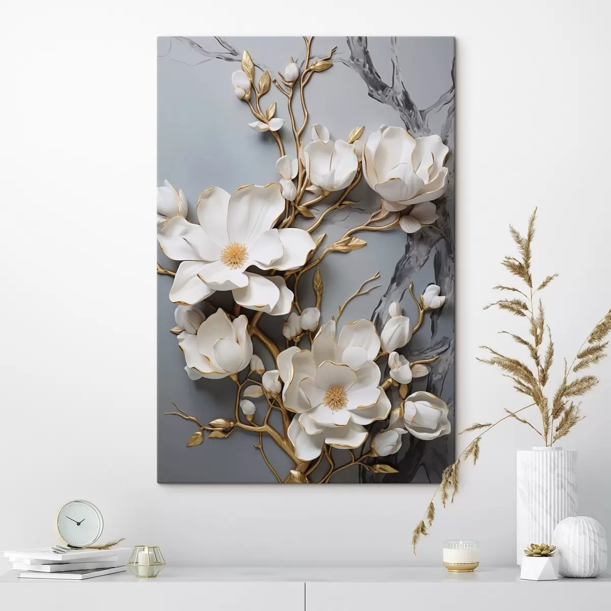 carta da parati Fiori astratti nr. s46401