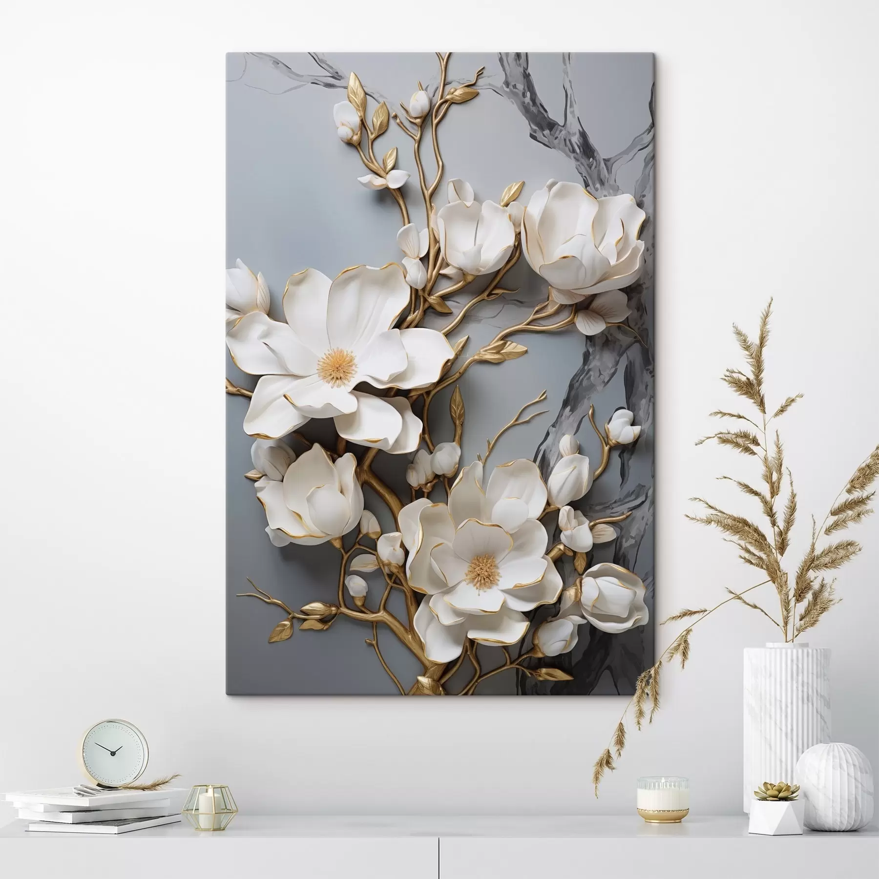 carta da parati Fiori astratti nr. s46401