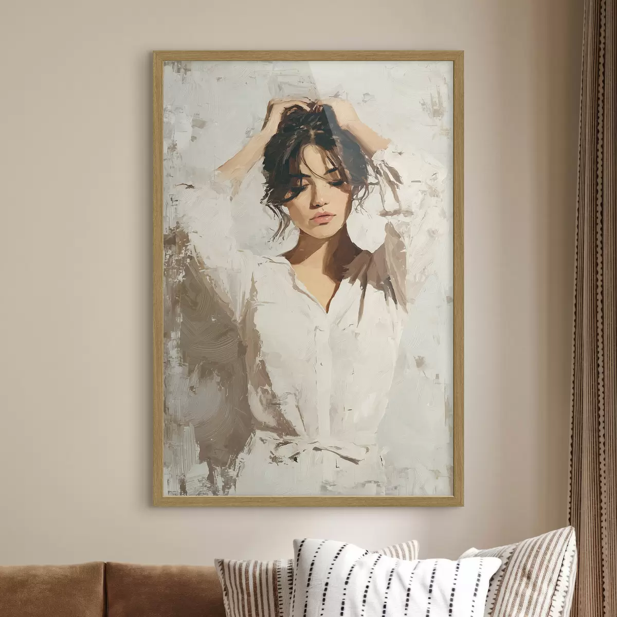 Poster Donna in bianco f46366