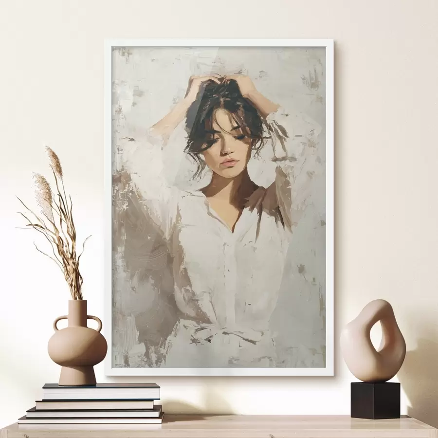 carta da parati Donna in bianco nr. f46366