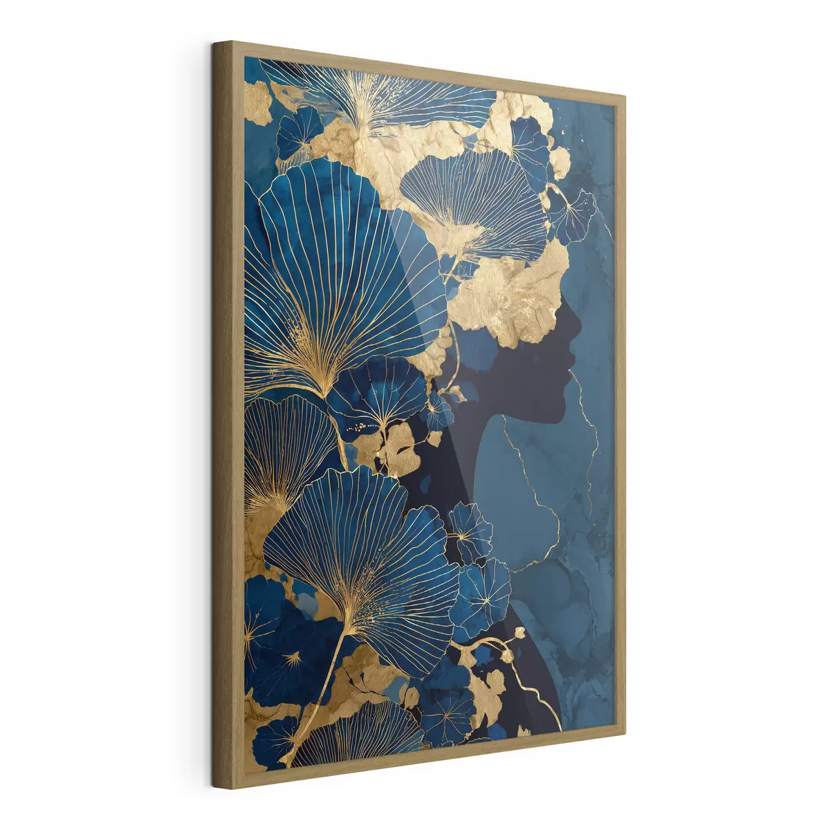 Poster Foglie astratte f46367