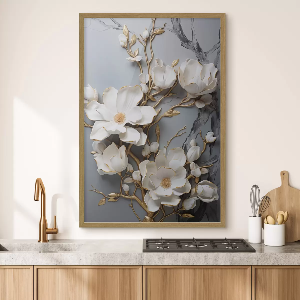 Poster Fiori astratti f46401