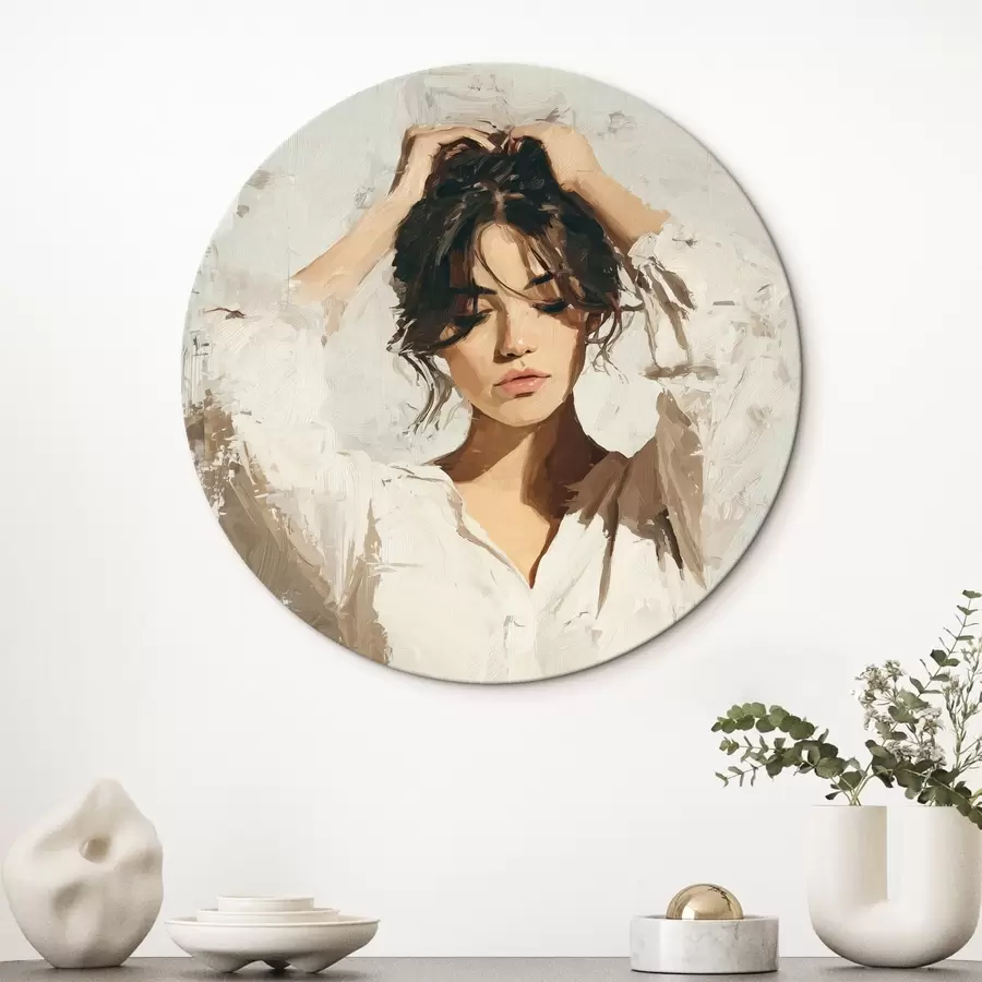 carta da parati Donna in bianco nr. r46366