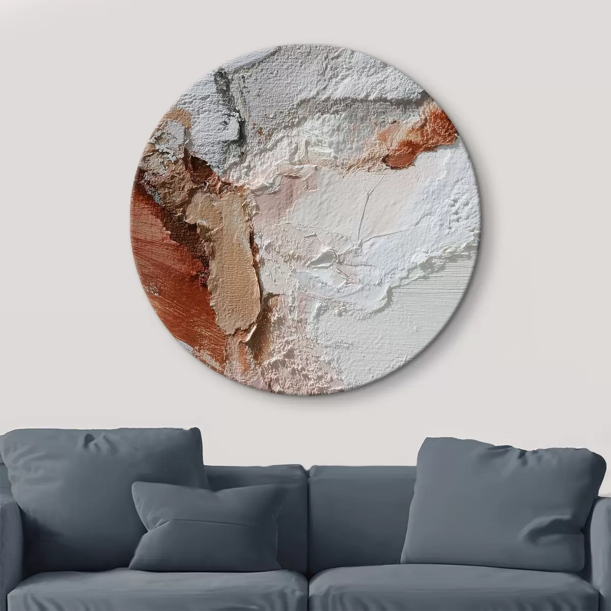 Quadri rotondi Tratti strutturati r46391