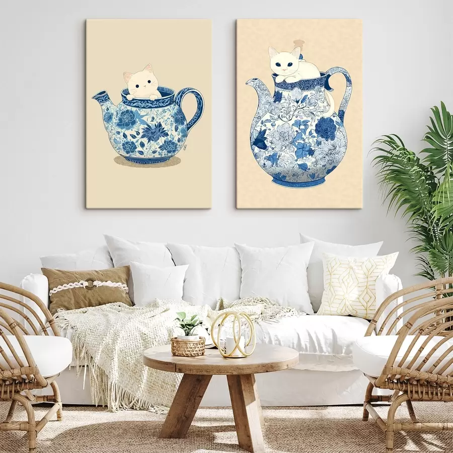 carta da parati Gatto nella brocca nr. m00920