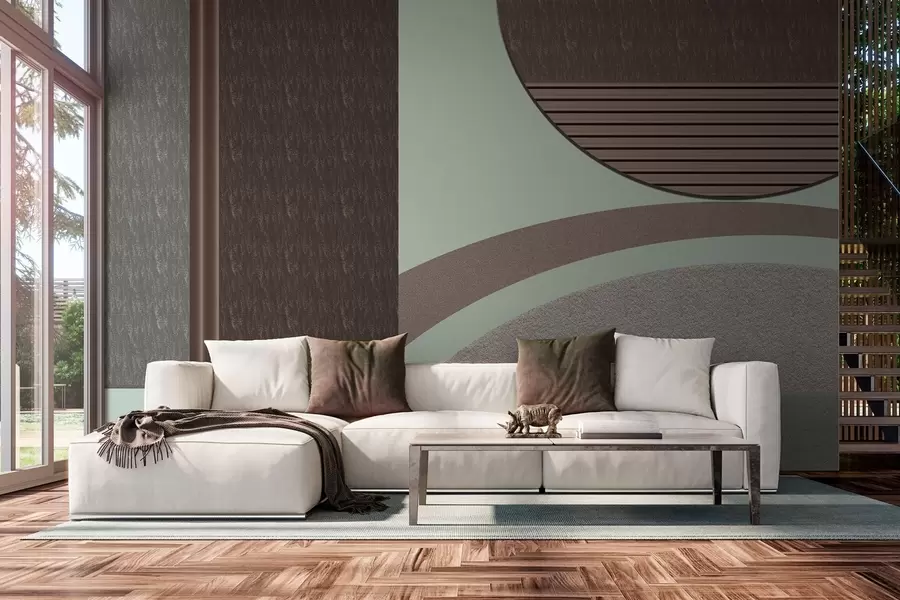 carta da parati geometria astratta strutturata  nr. w04631