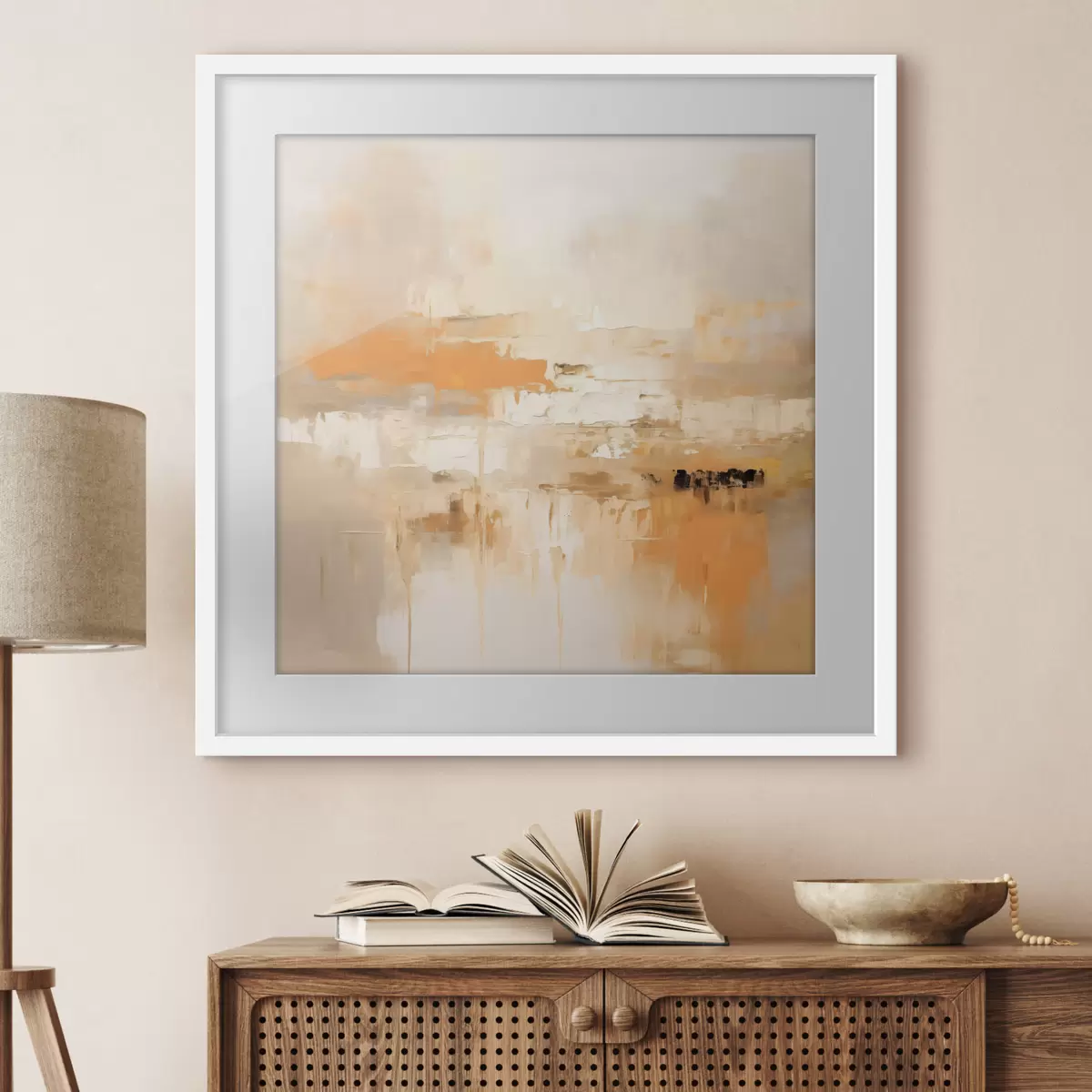 Poster Paesaggio e bagliore f46314