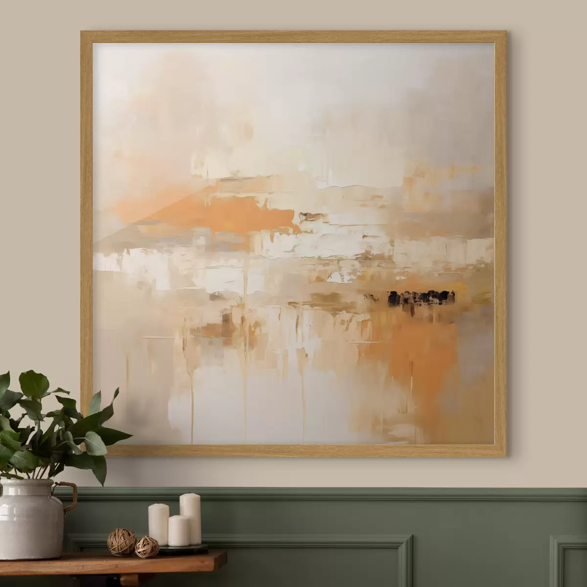 Poster Paesaggio e bagliore f46314