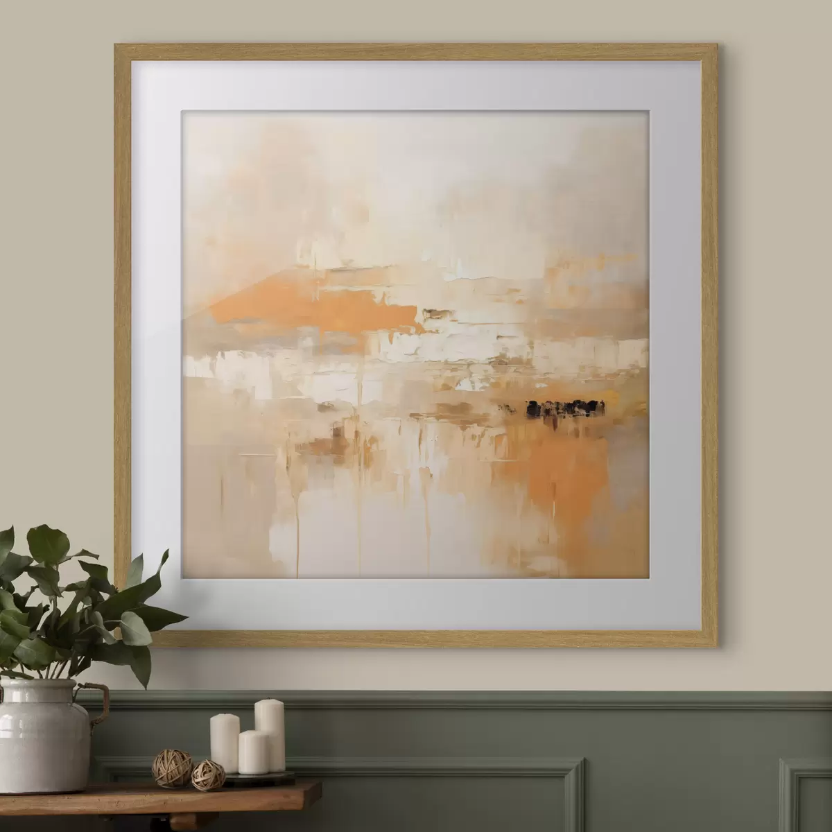 Poster Paesaggio e bagliore f46314