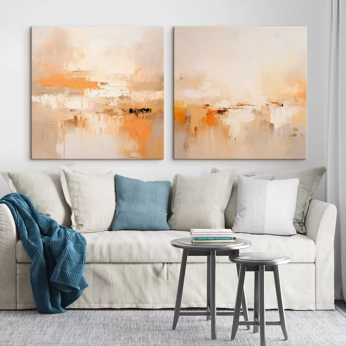 carta da parati Dipinto astratto leggero nei toni autunnali nr. m00895