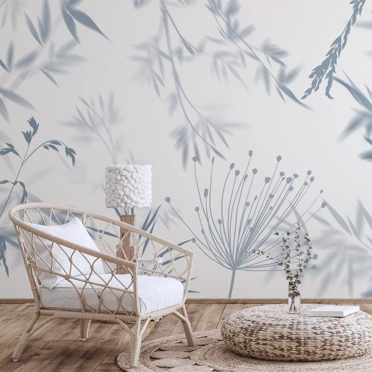 carta da parati Sagome di fogliame nr. w04850v2