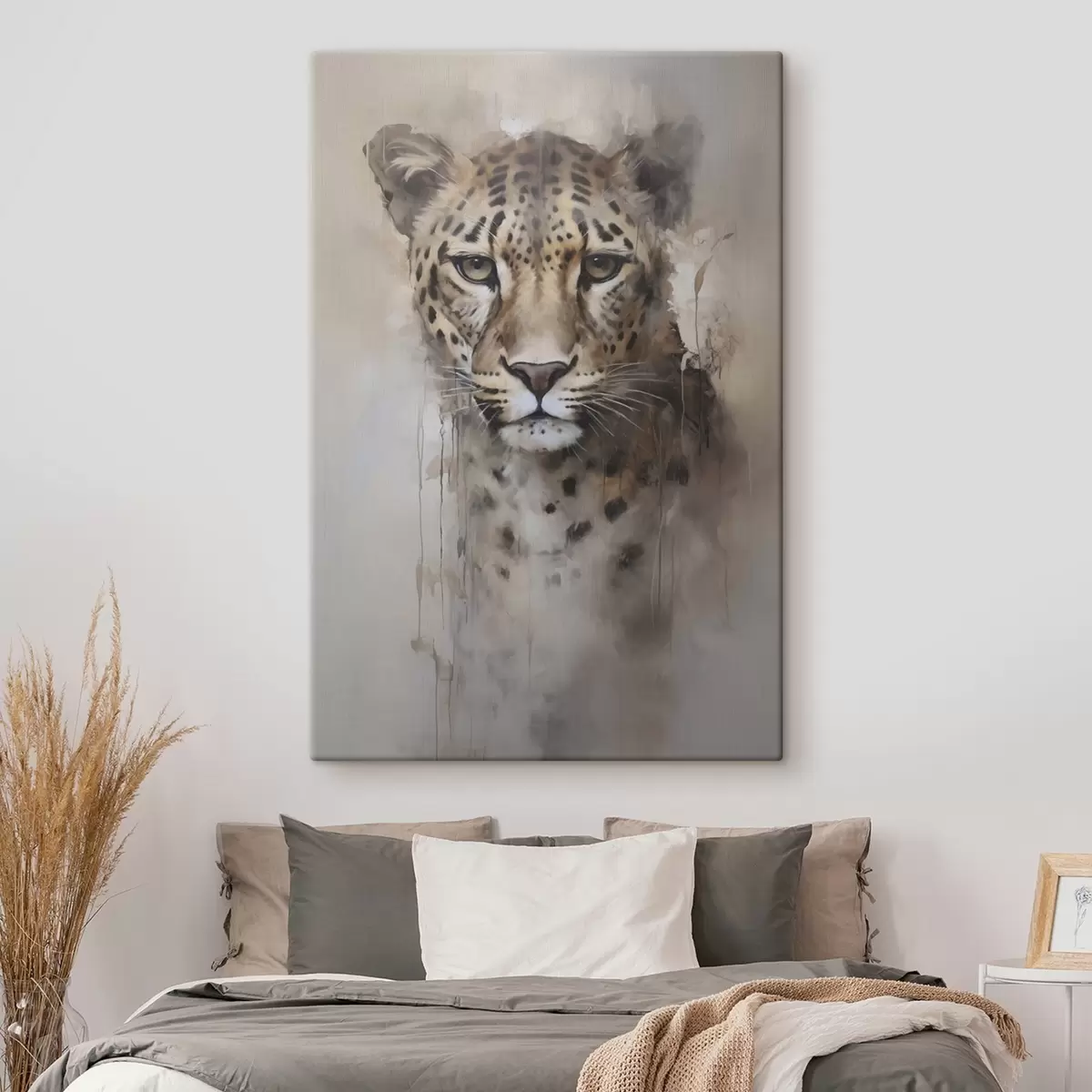 carta da parati Dipinto imitazione leopardo nr. s46434