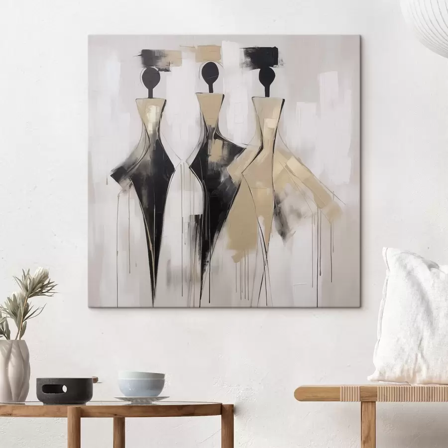 carta da parati Silhouette astratte nr. s46436