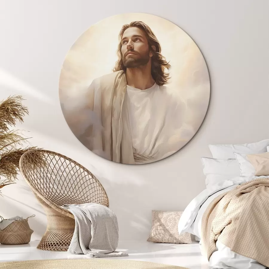 carta da parati Gesù tra le nuvole nr. r46445