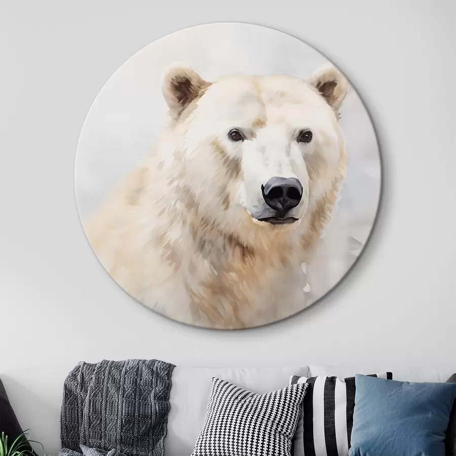 carta da parati Dipinto imitazione orso nr. r46447