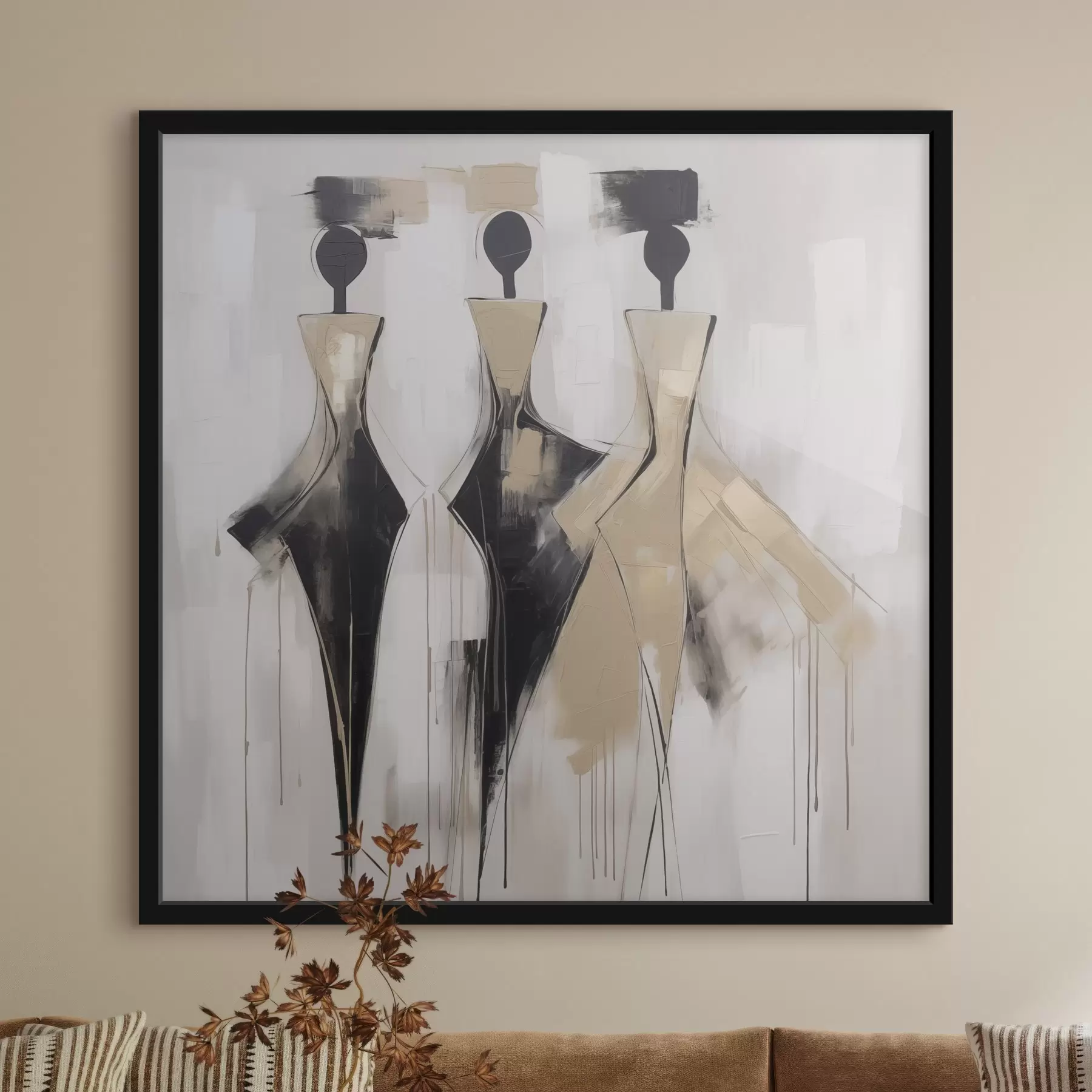 carta da parati Silhouette astratte nr. f46436