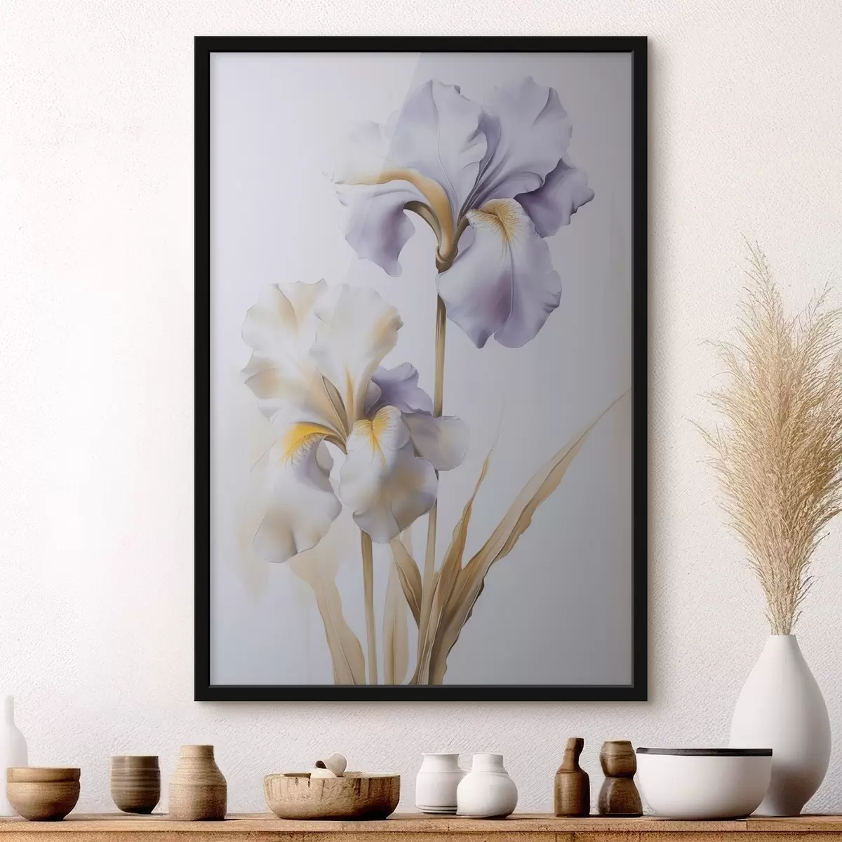 Poster Iris  dipinto imitazione f46440