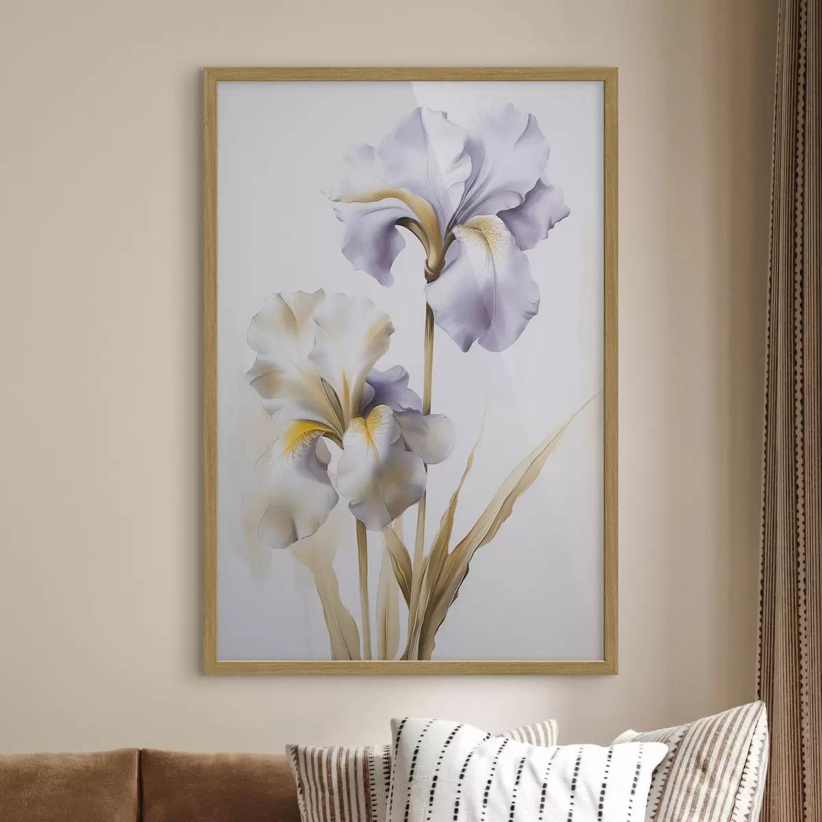 Poster Iris  dipinto imitazione f46440