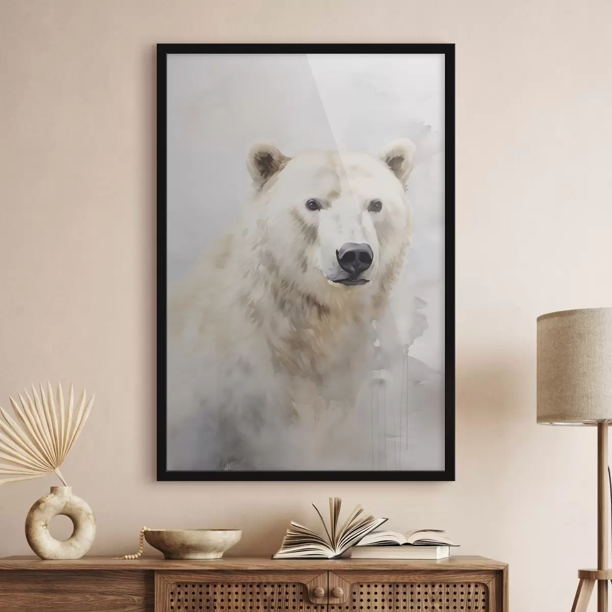 Poster Dipinto imitazione orso f46447