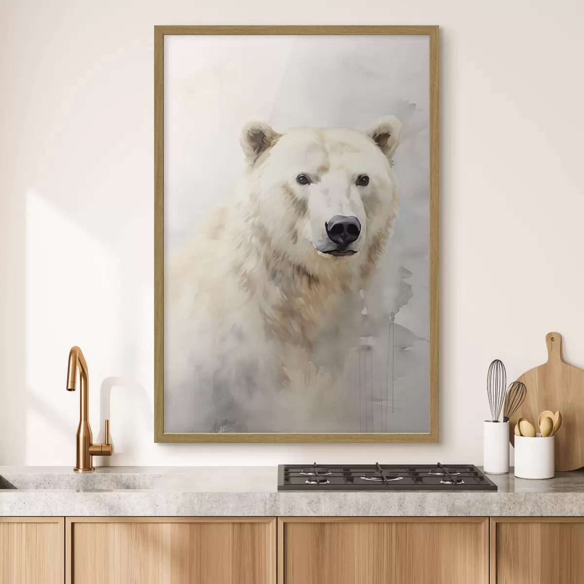 Poster Dipinto imitazione orso f46447
