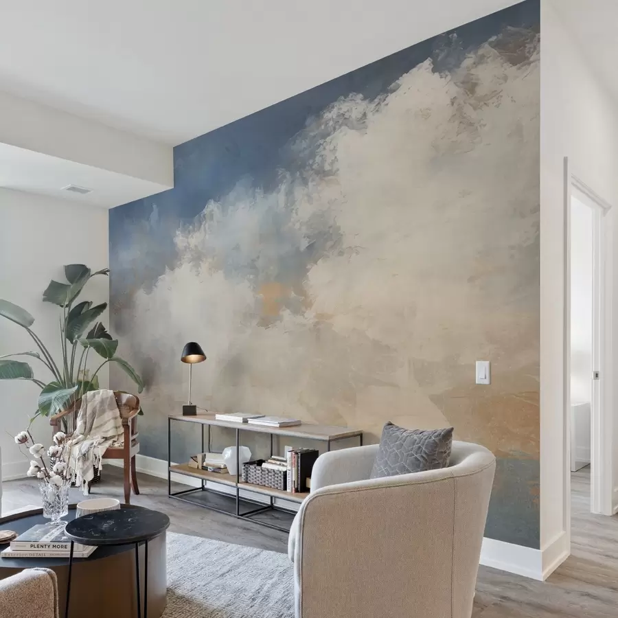 carta da parati Immagine astratta di nuvole in stile loft nr. w04841