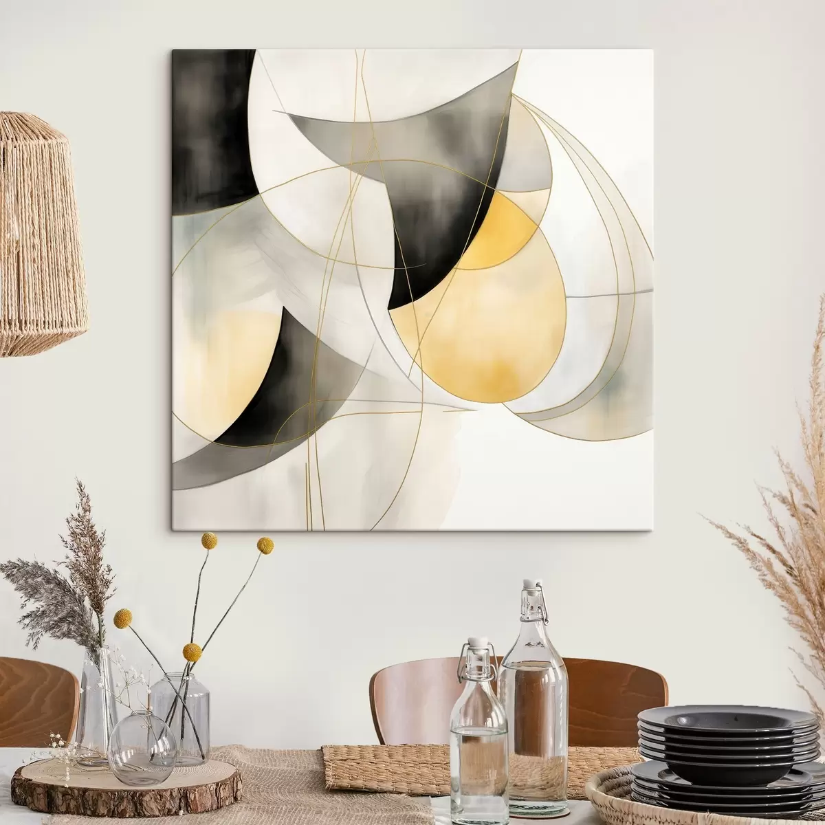 carta da parati Astrazione geometrica in stile moderno nr. s46328