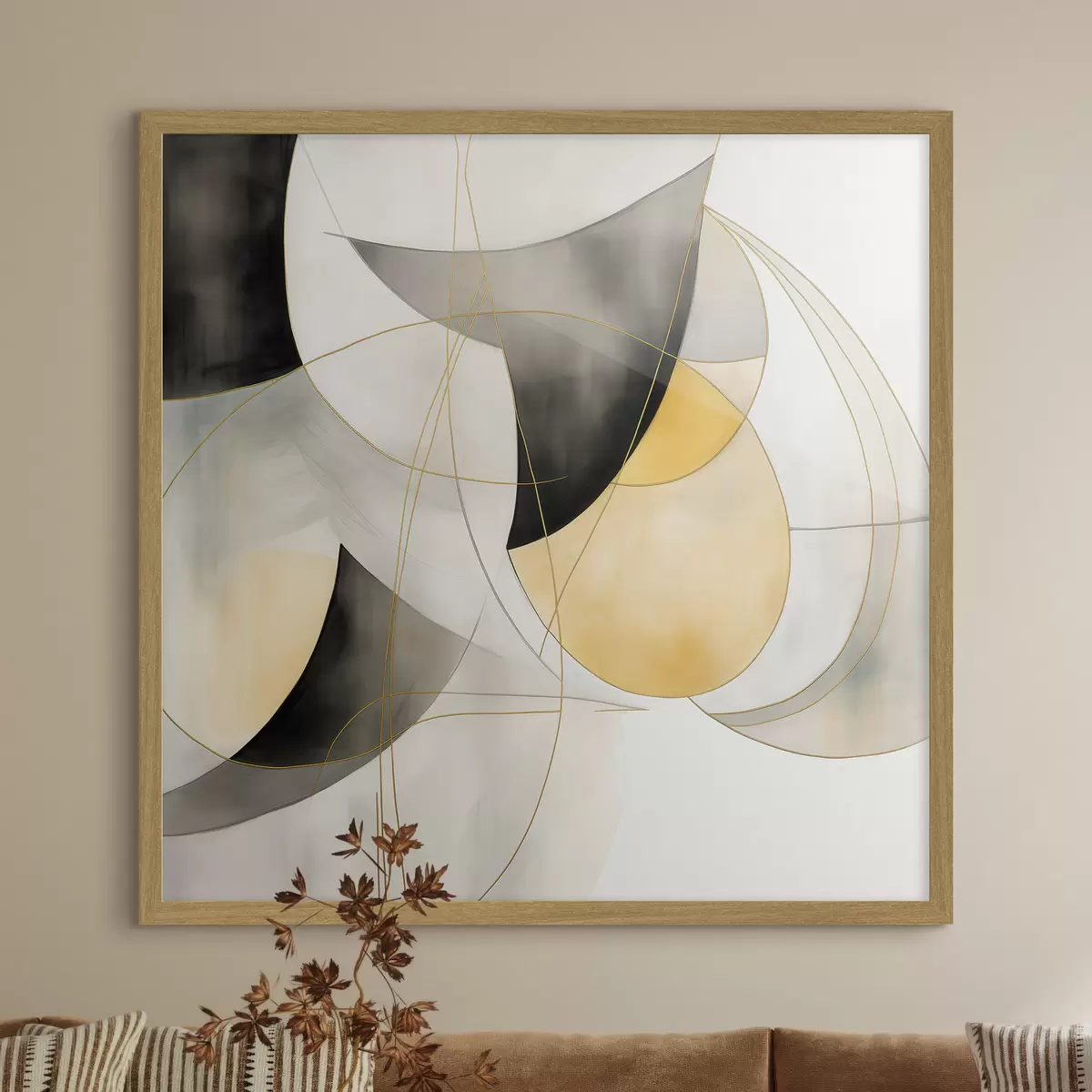 Poster Astrazione geometrica in stile moderno f46328