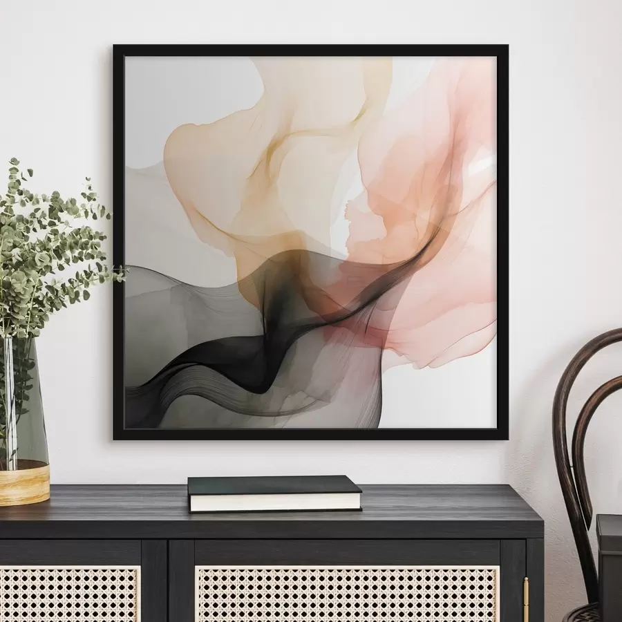 carta da parati Corallo e grigio si fondono in uno stile delicato nr. f46333