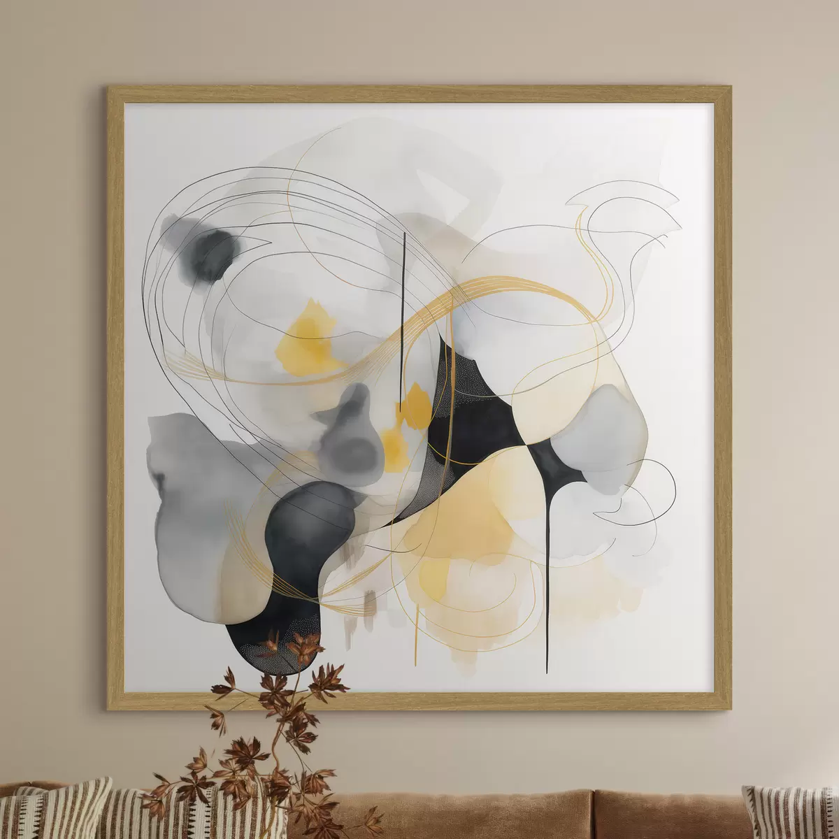 Poster Linee e melodia f46335