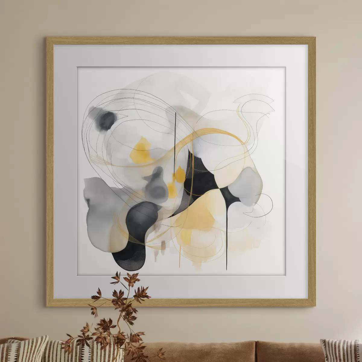 Poster Linee e melodia f46335