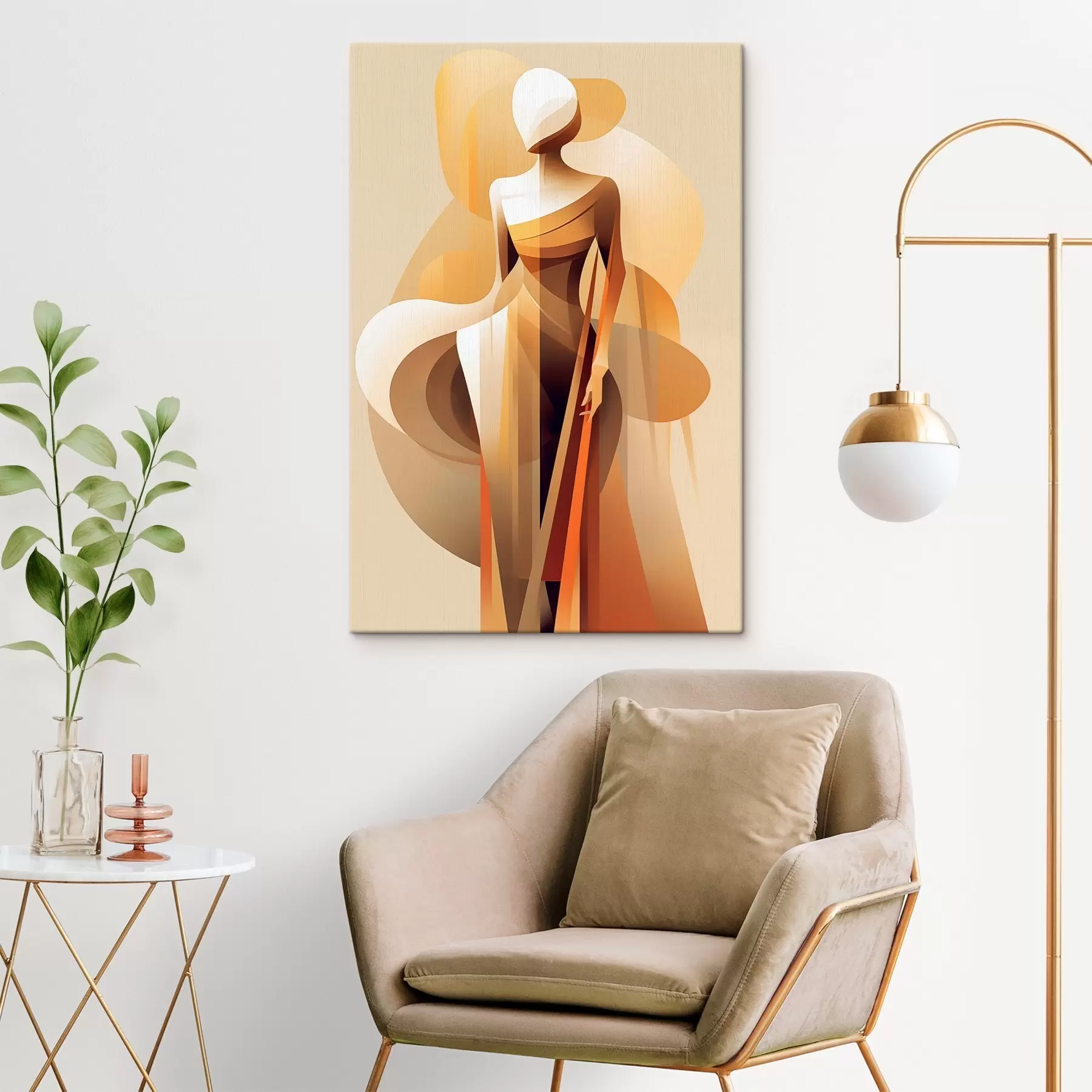 carta da parati Silhouette astratta nr. s46357