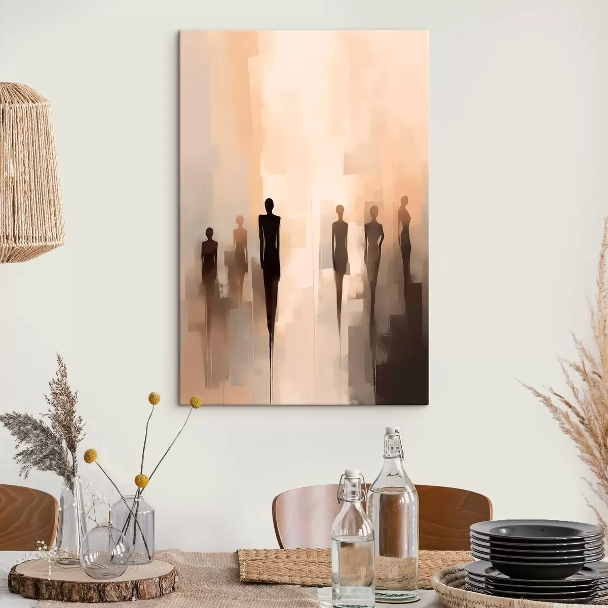 carta da parati Silhouette astratte nr. s46451