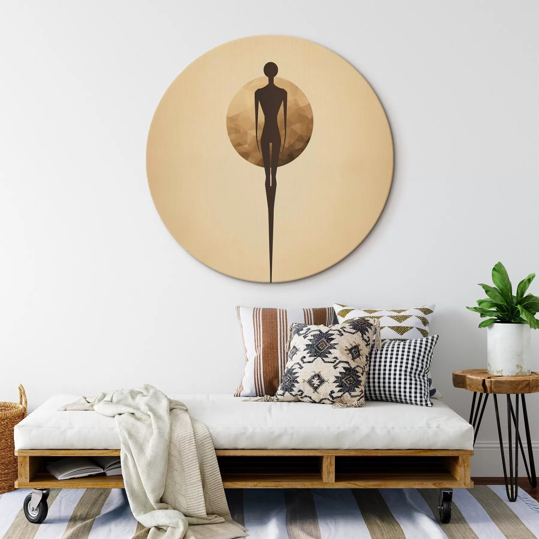 carta da parati Silhouette astratta nr. r46356