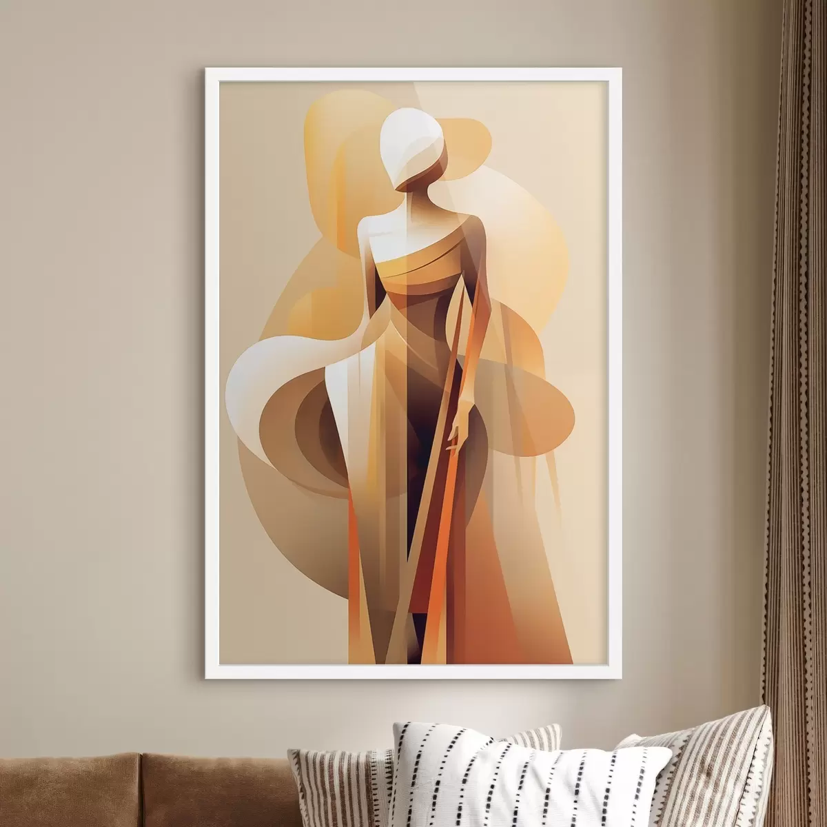 Poster Silhouette astratta f46357