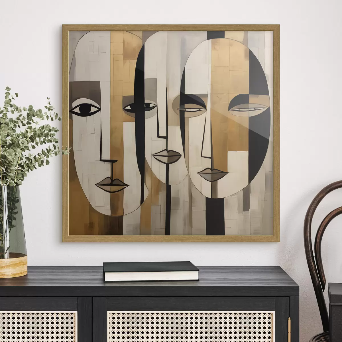 Poster Facce astratte f46452