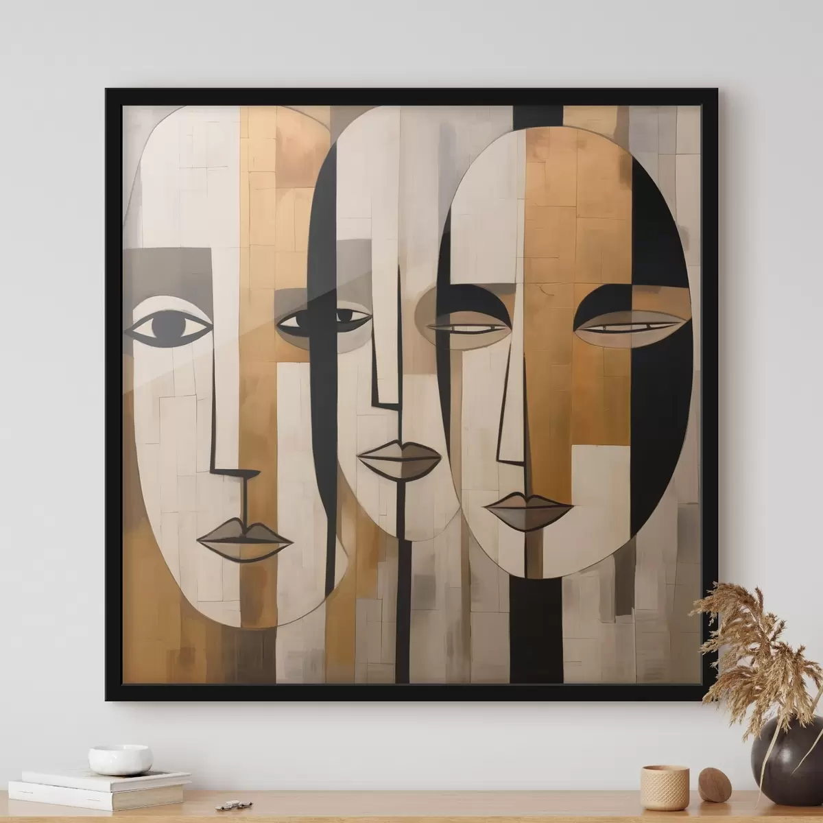 Poster Facce astratte f46452