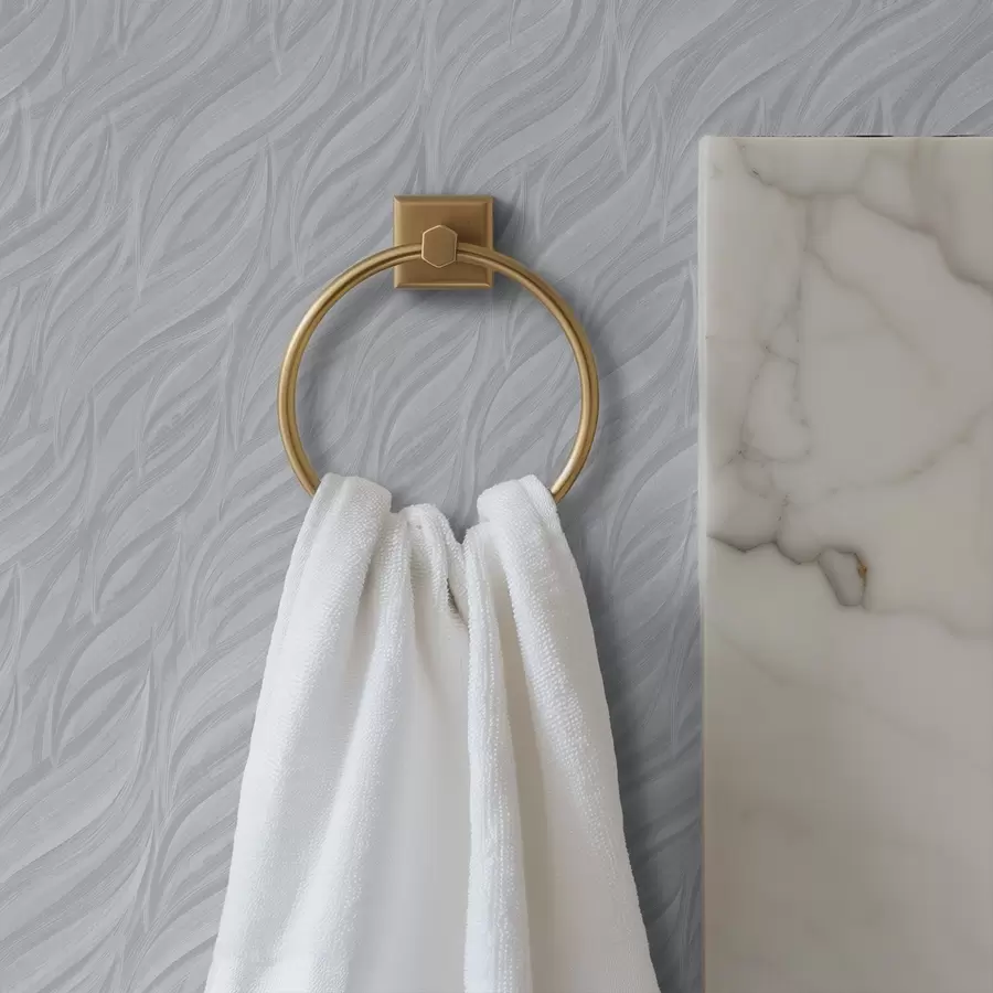 carta da parati Onde spazzolate con texture, blu-grigio freddo nr. a00688v3