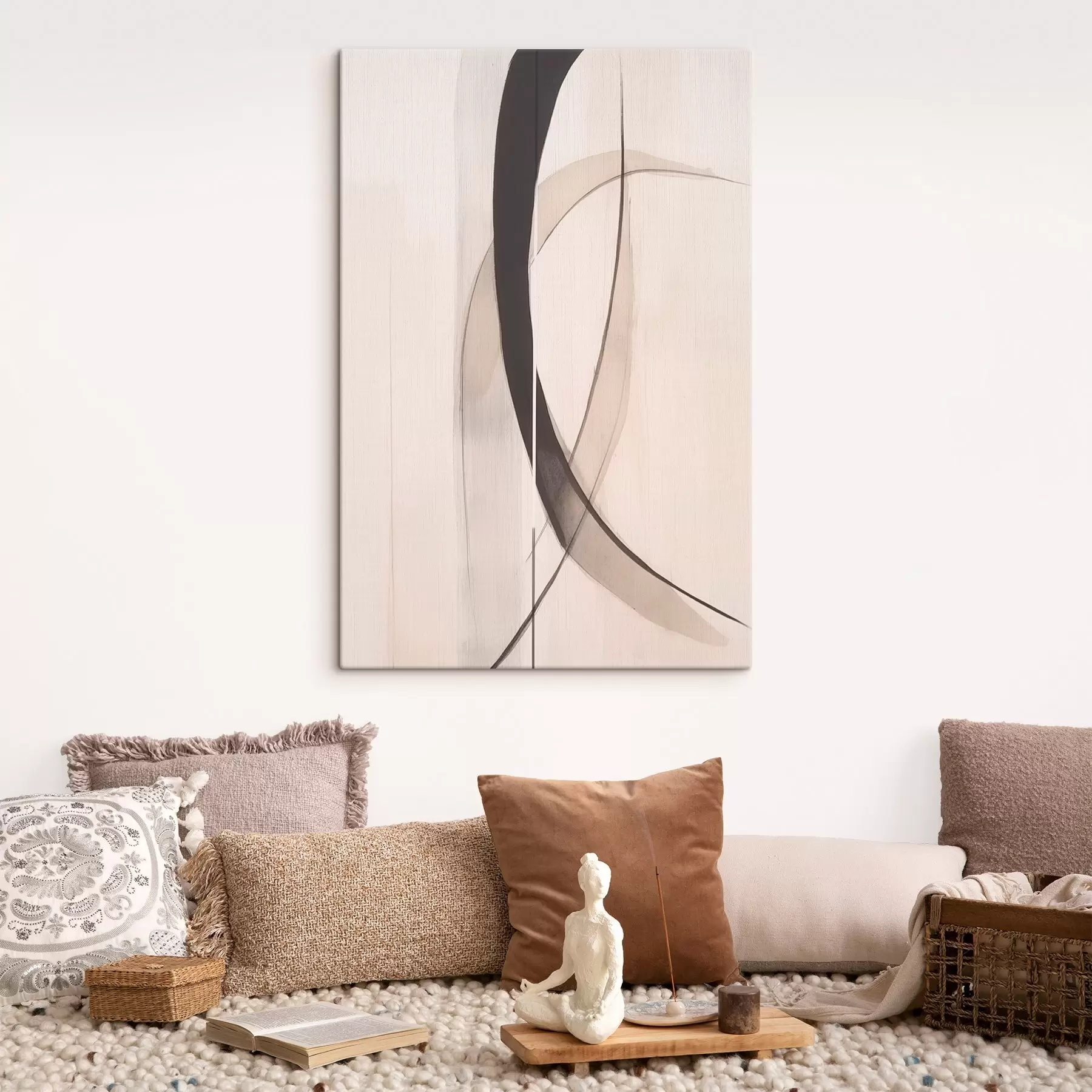 carta da parati Calligrafia elegante. Astrazione nr. s46468