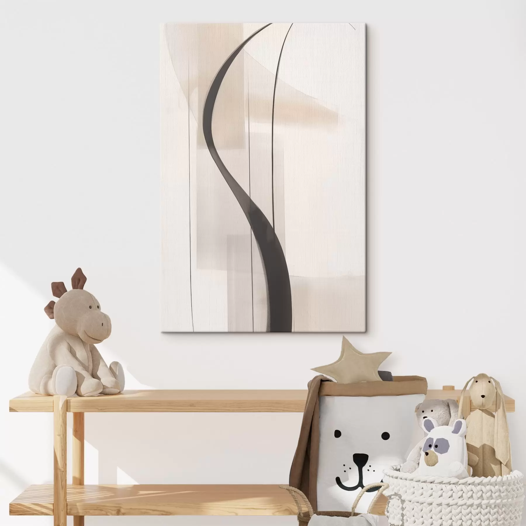 carta da parati Calligrafia elegante. Astrazione nr. s46469