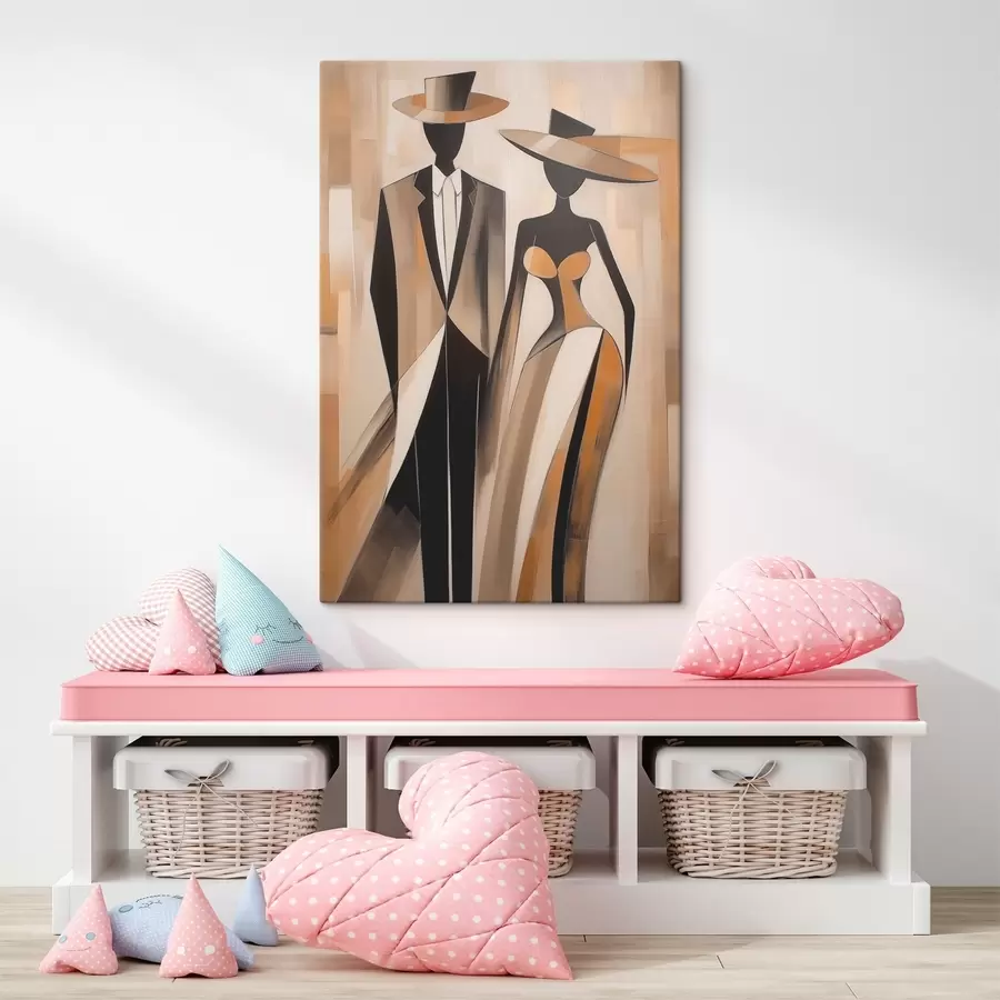 carta da parati Sagome di coppia nr. s46477