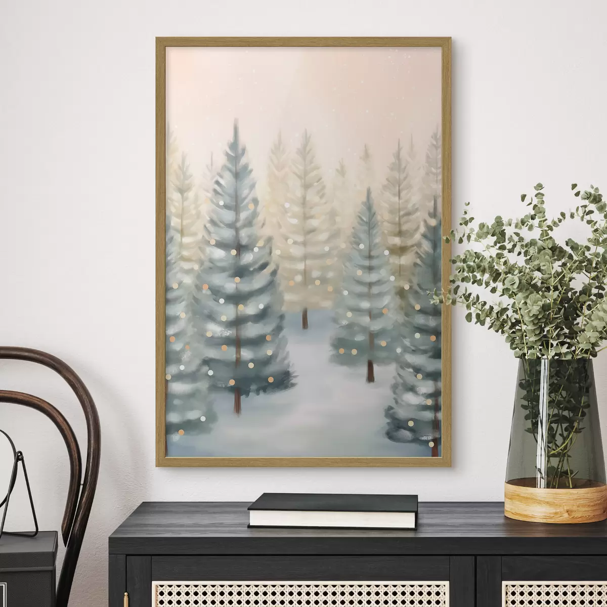 Poster Foresta natalizia f46456