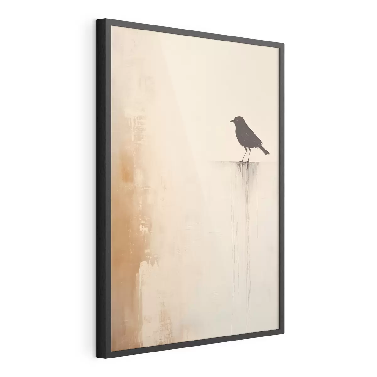 Poster Sagoma di uccello. Minimalismo astratto f46466