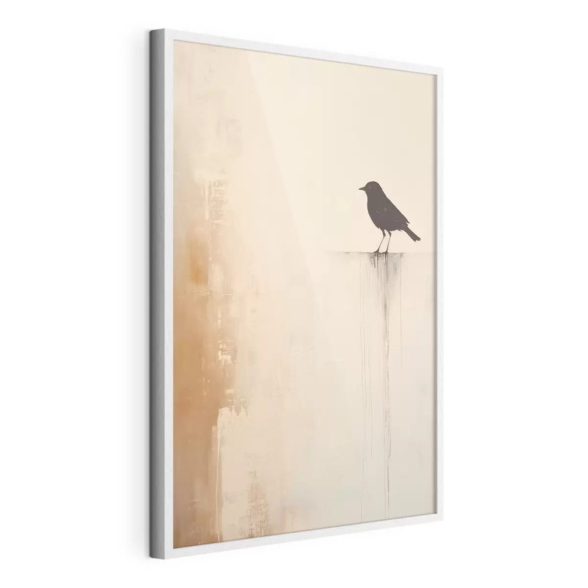 Poster Sagoma di uccello. Minimalismo astratto f46466