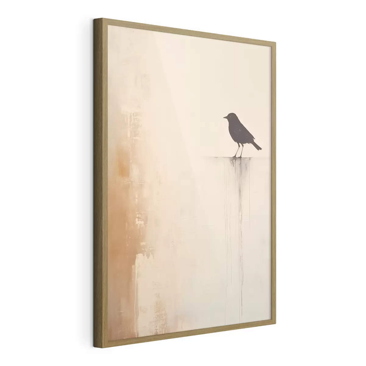 Poster Sagoma di uccello. Minimalismo astratto f46466