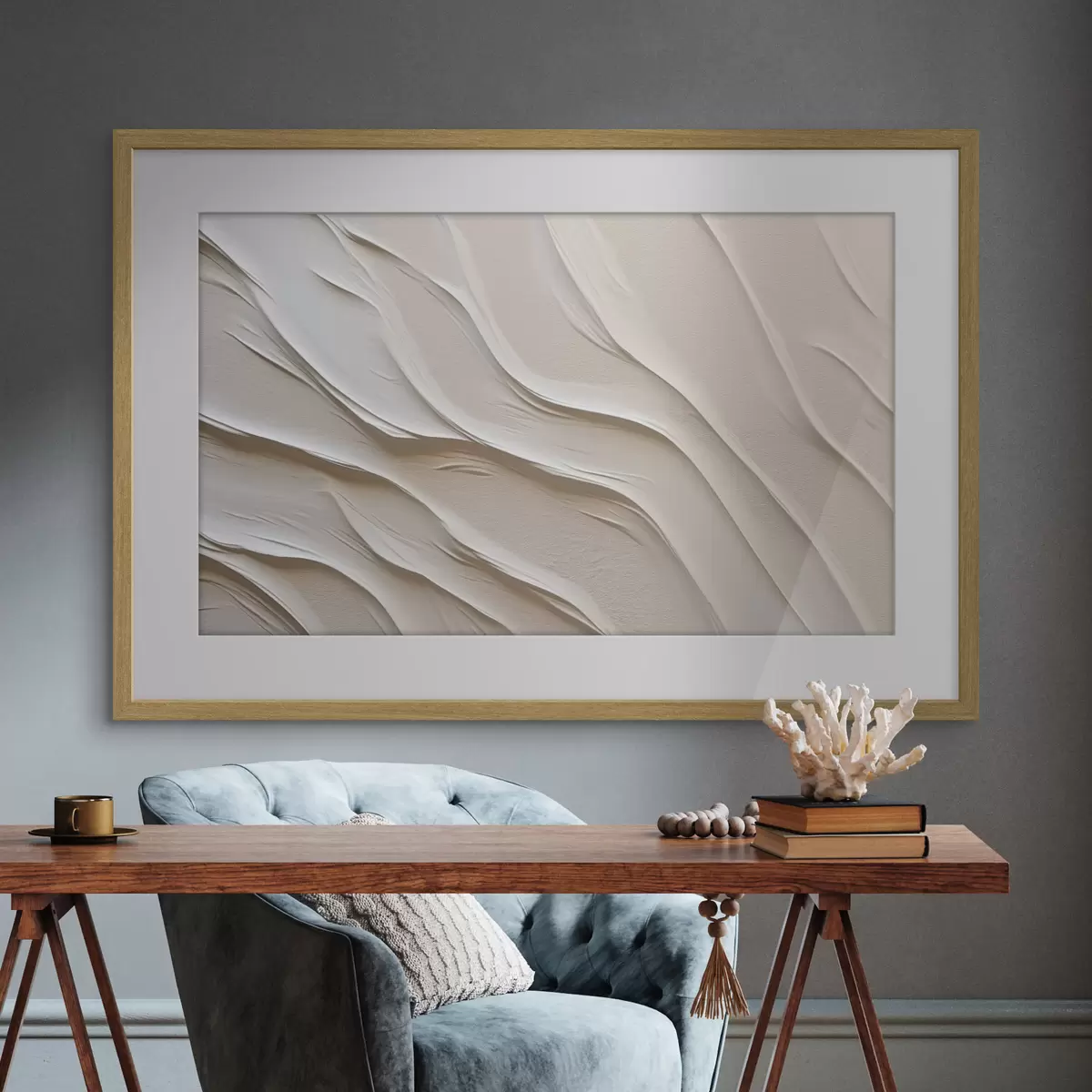Poster Onde, astrazione f46555