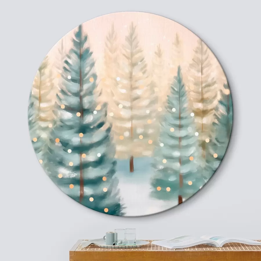 carta da parati Foresta natalizia nr. r46456