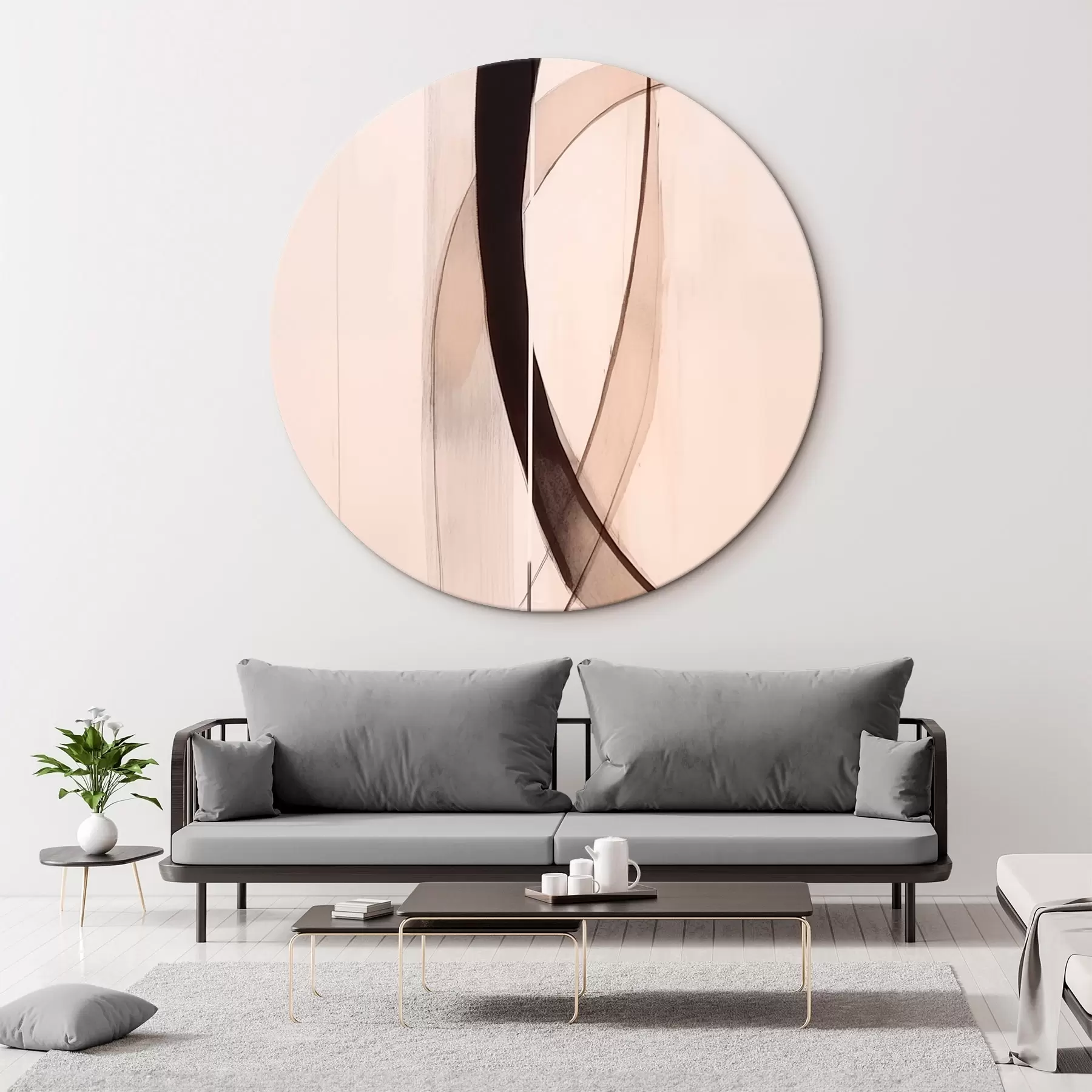 carta da parati Calligrafia elegante. Astrazione nr. r46468